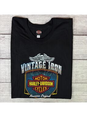 2023 Harley Davidson Motorcycles Vintage Iron Graphic T-shirt